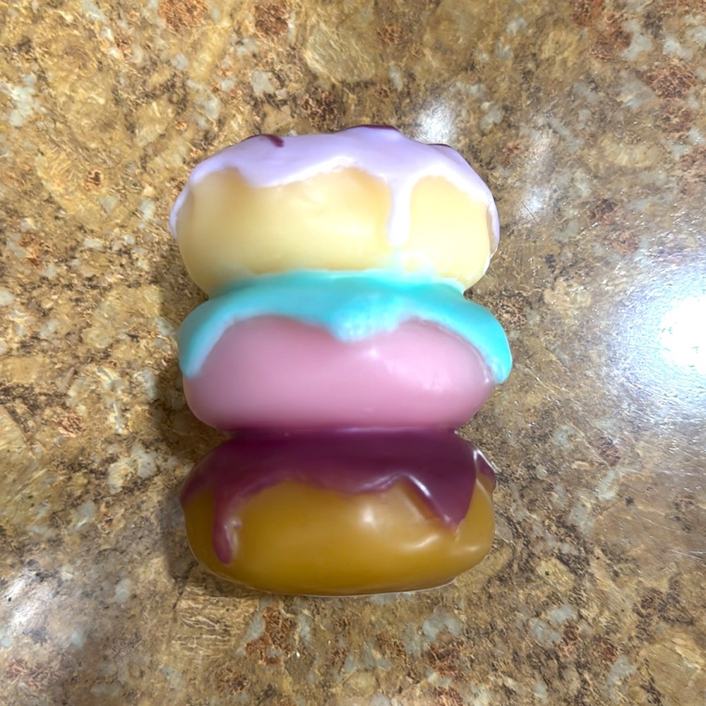 Colorful Donut Stack Candle - Picture 3 of 5